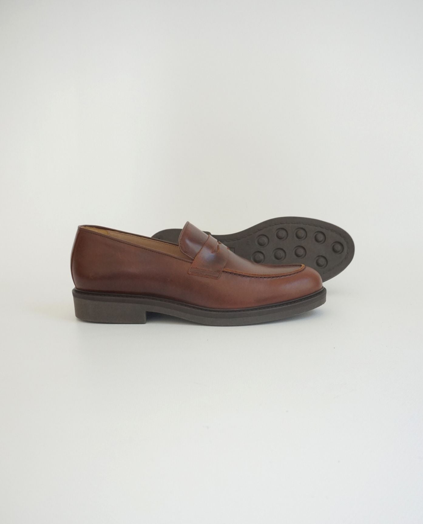 Brown Leather Loafers