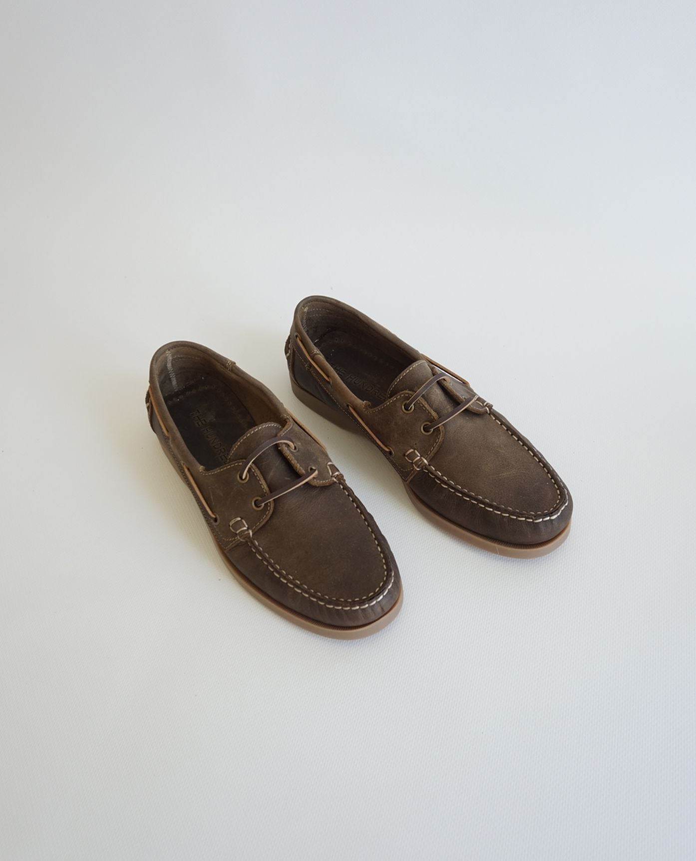 Mocha Leather Boat Shoes