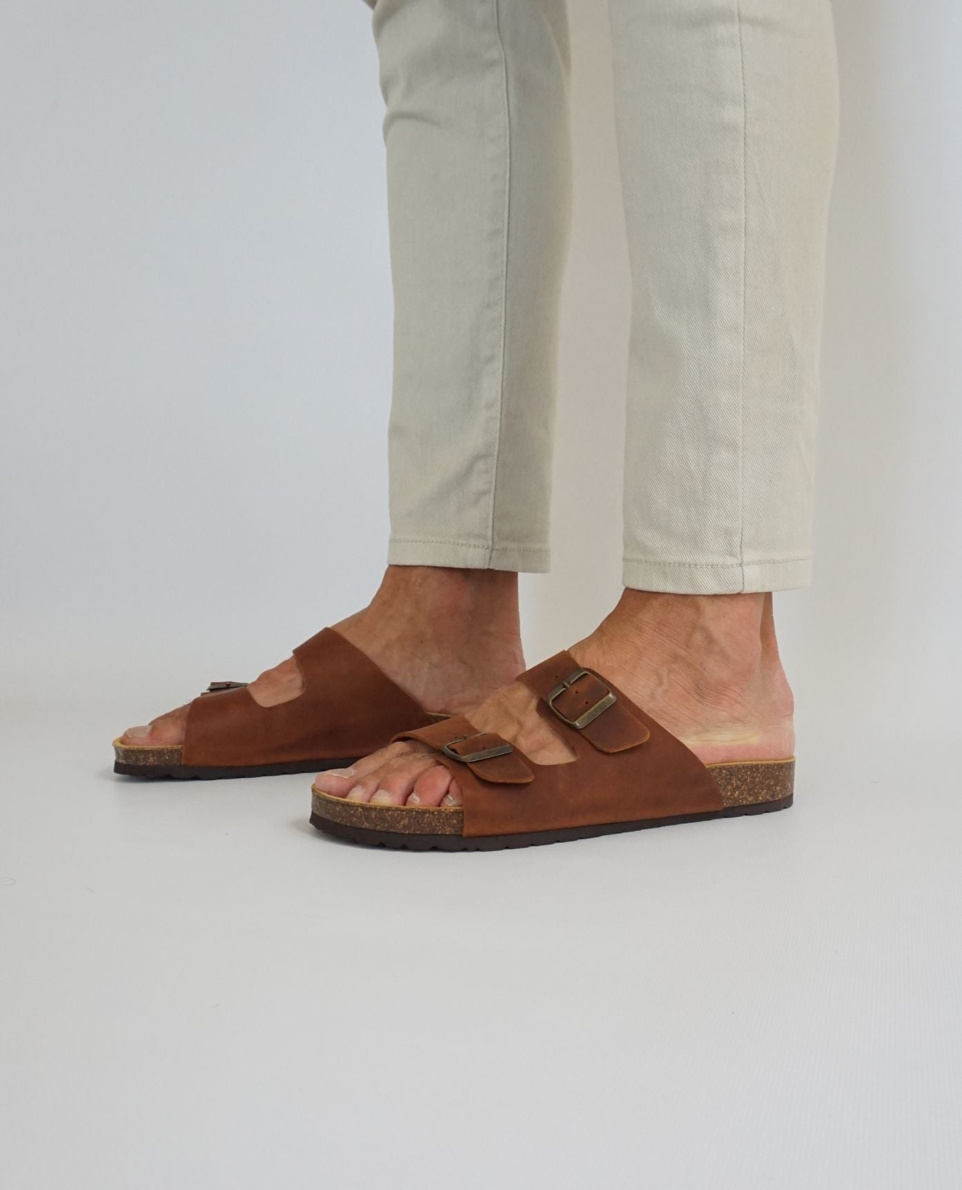 Brown Leather Sandal