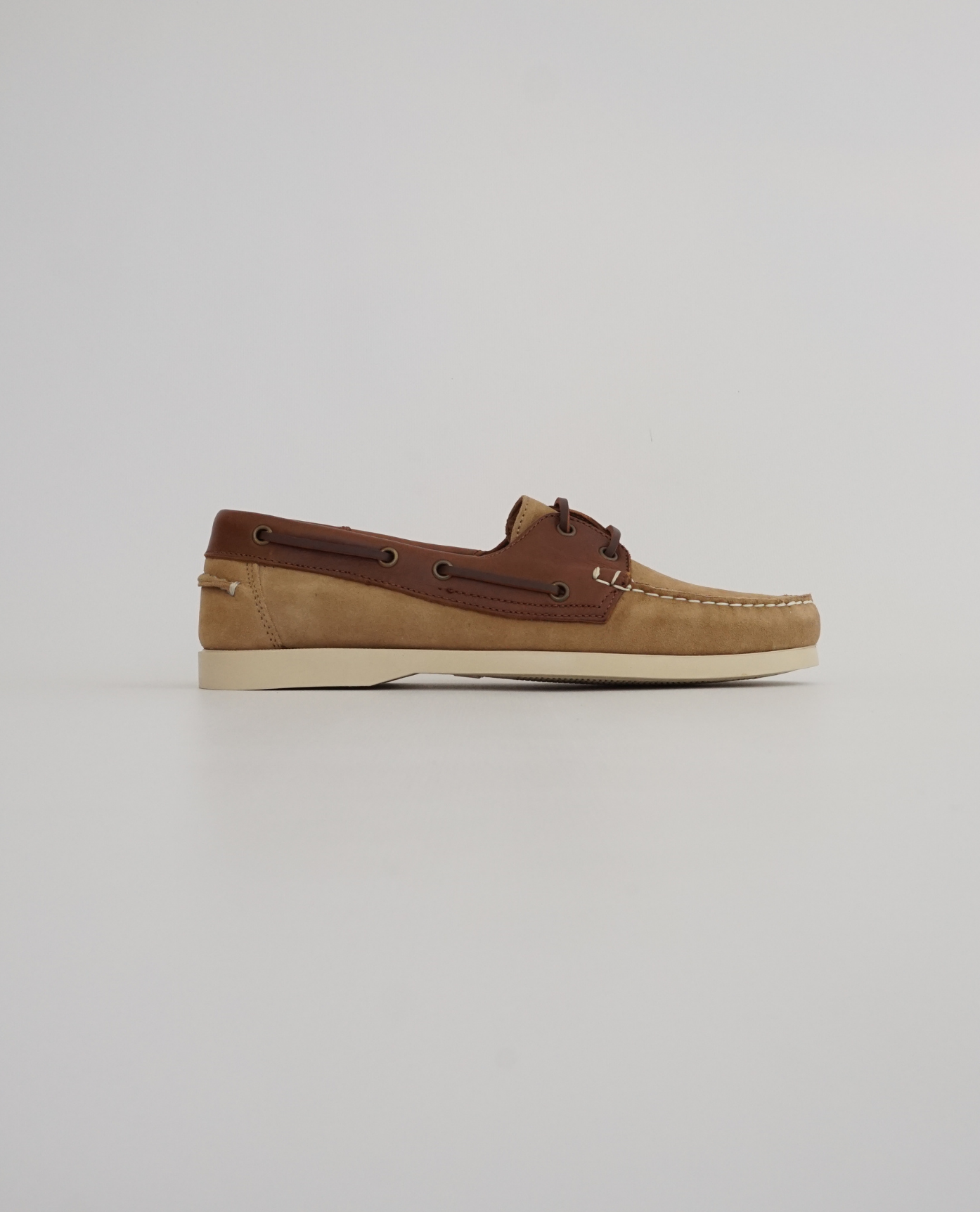 Camel Suede Boat Shoes