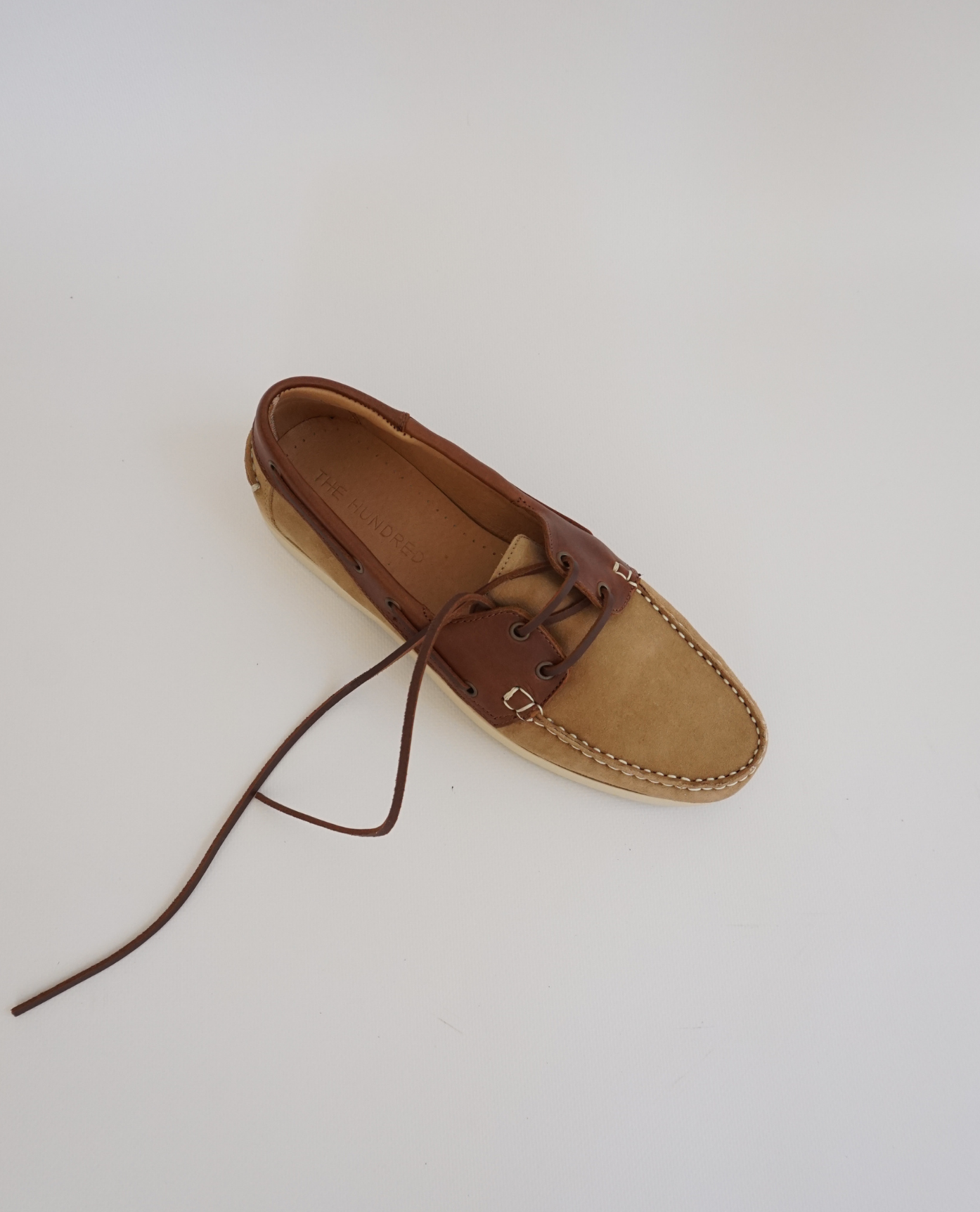 Camel Suede Boat Shoes