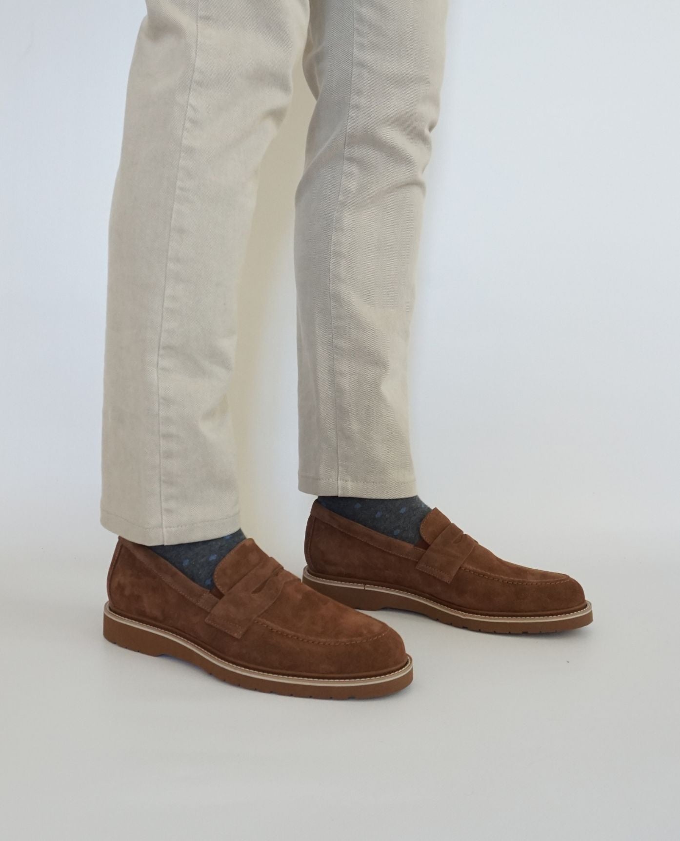 Mocasín Ante Marron