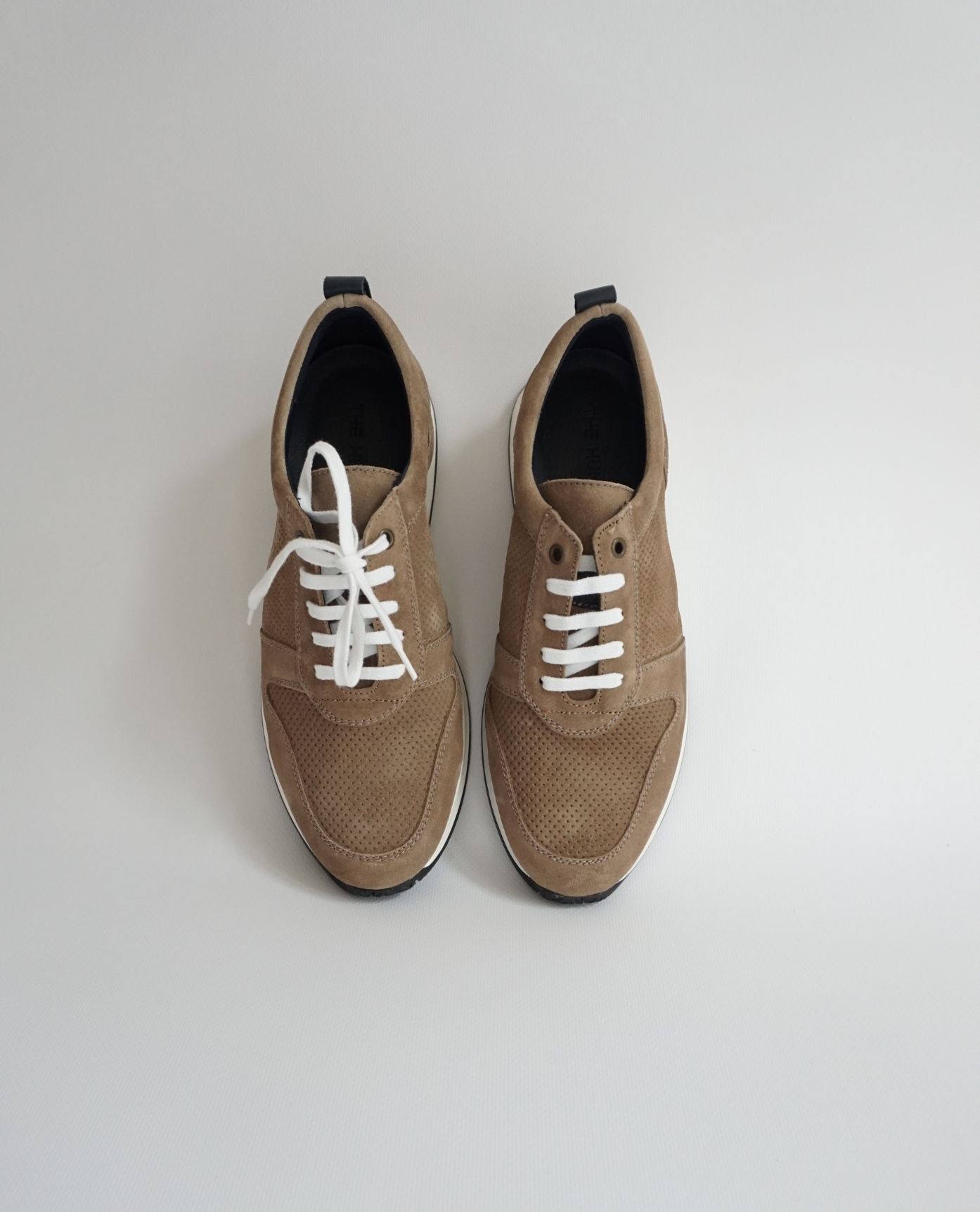 Beige Suede Sneakers