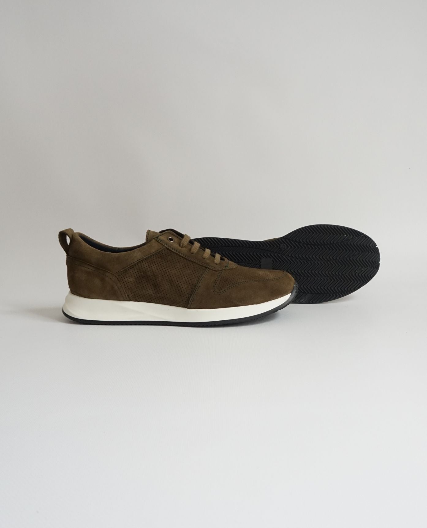 Zapatilla Ante Verde
