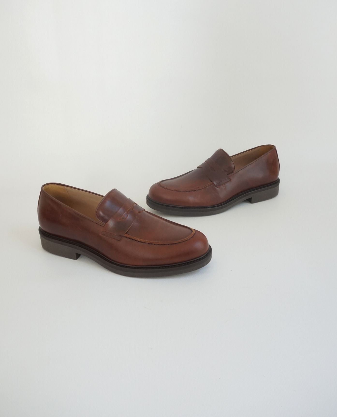 Brown Leather Loafers