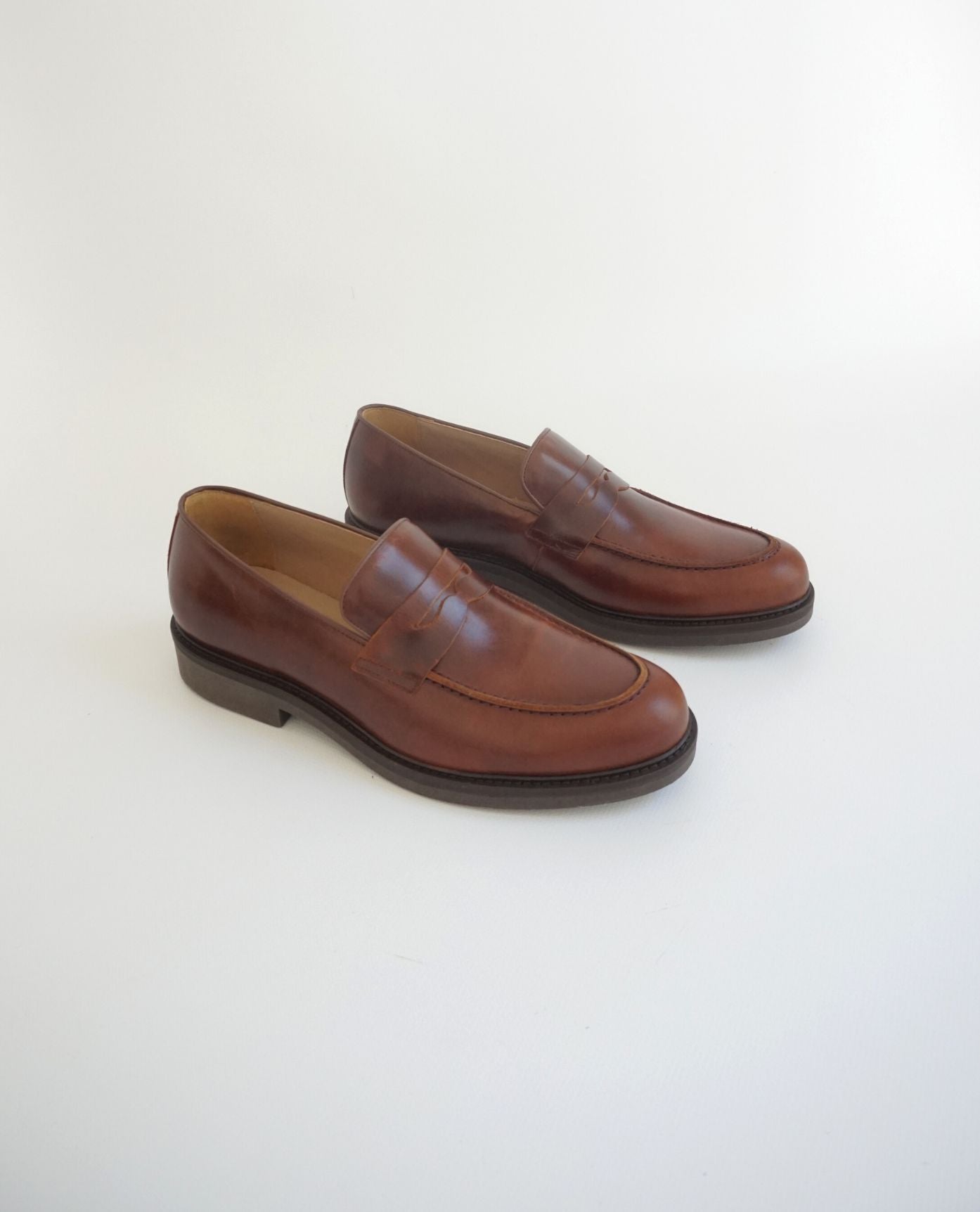 Brown Leather Loafers