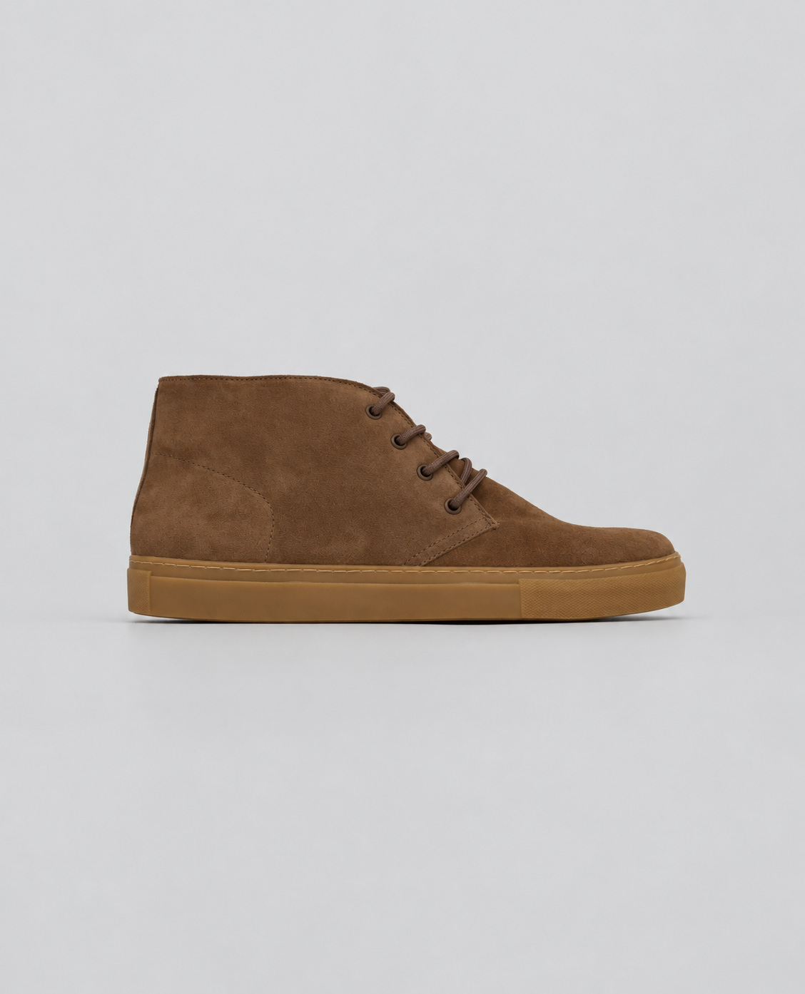 Camel Suede Chukka Sneakers
