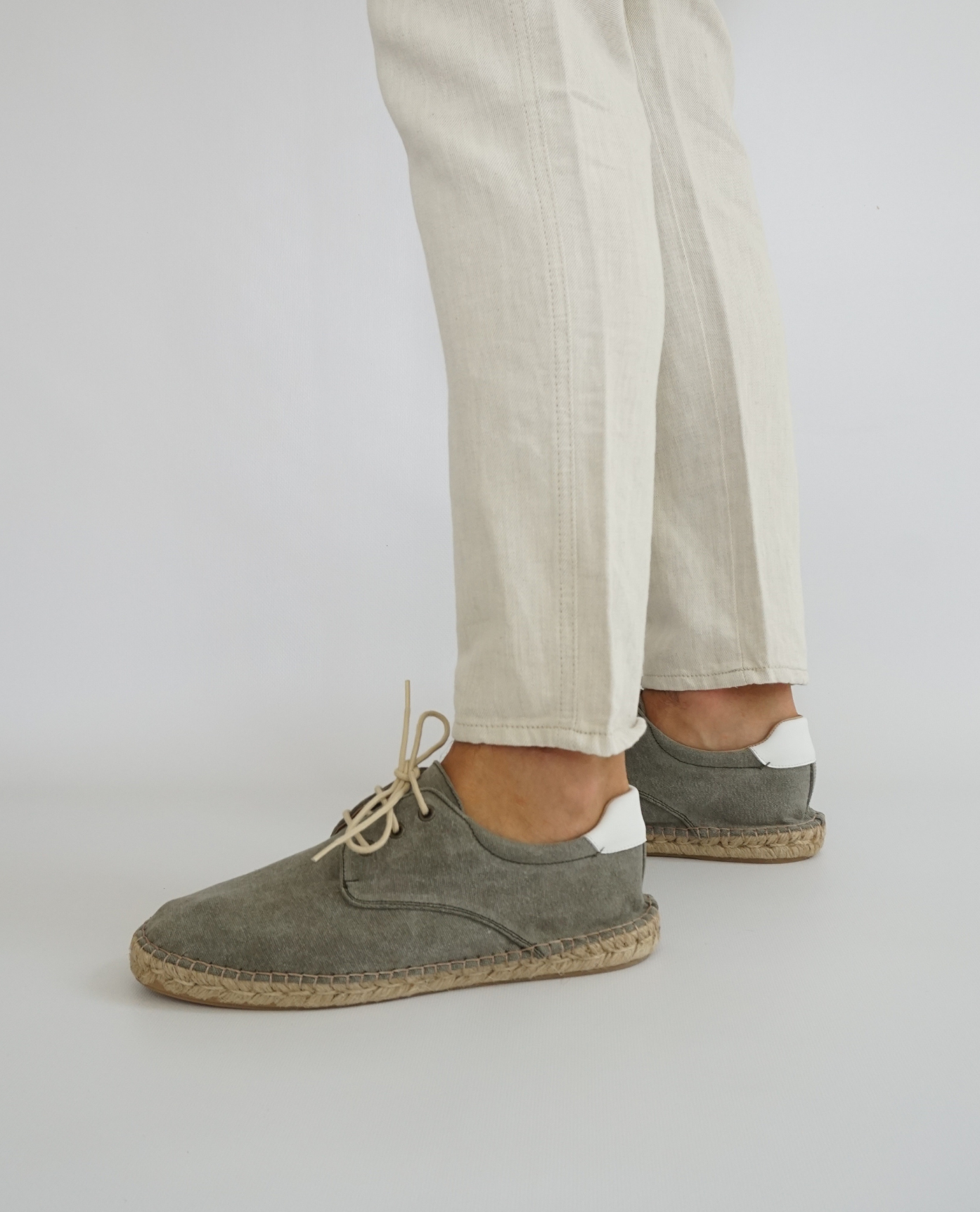 Green Cord Espadrille