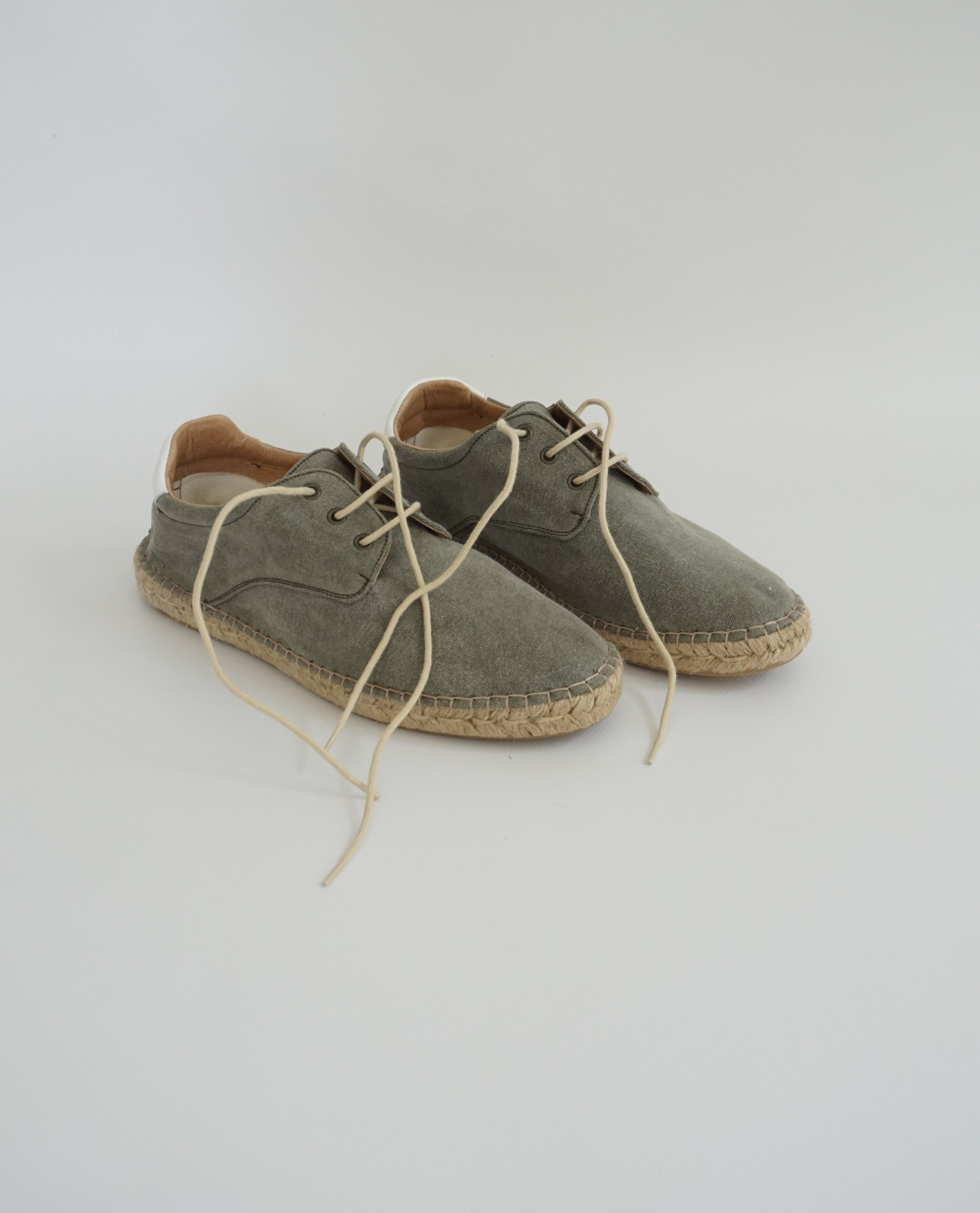 Green Cord Espadrille