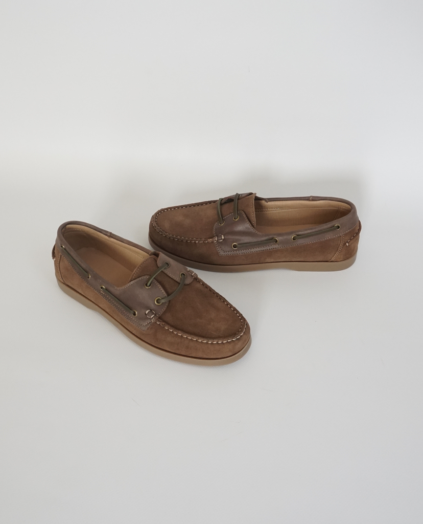 Mud Suede Boat Shoes