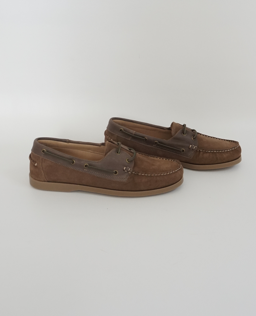 Mud Suede Boat Shoes