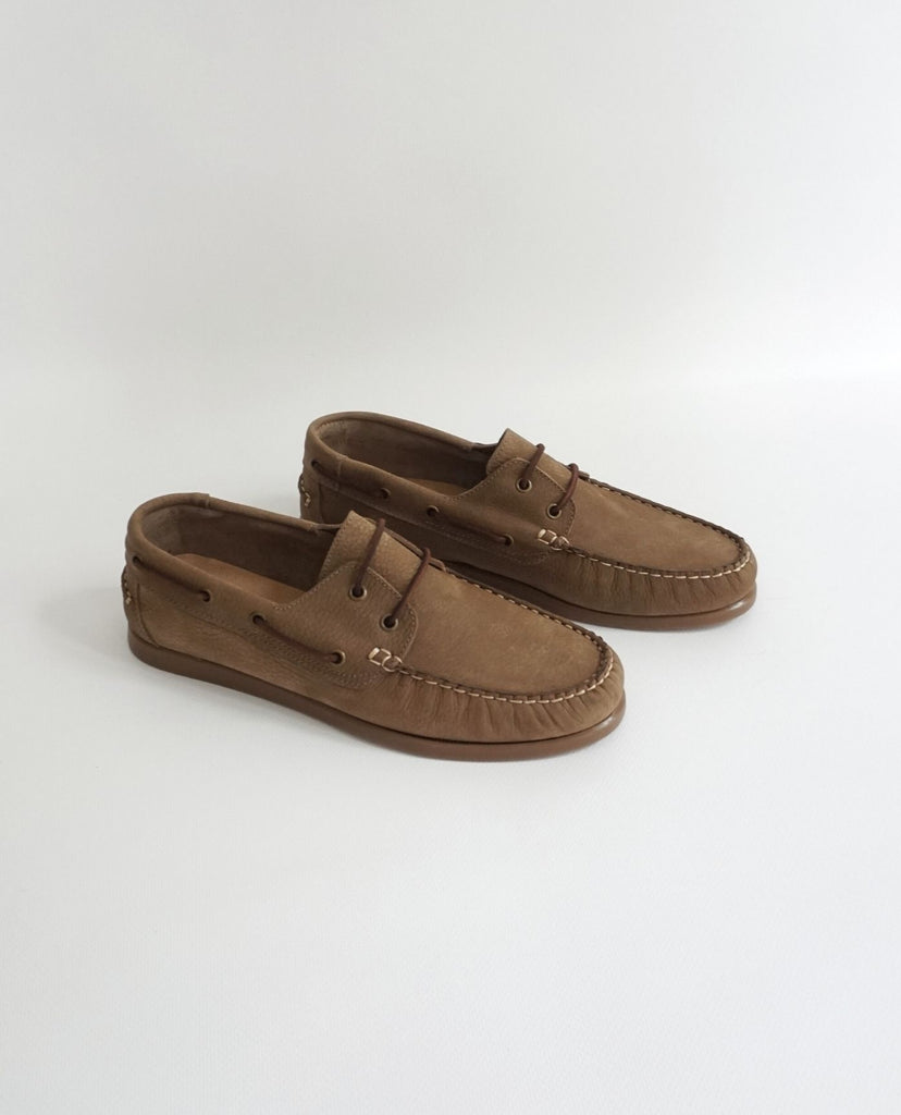 Mud Nubuck Boat Shoes