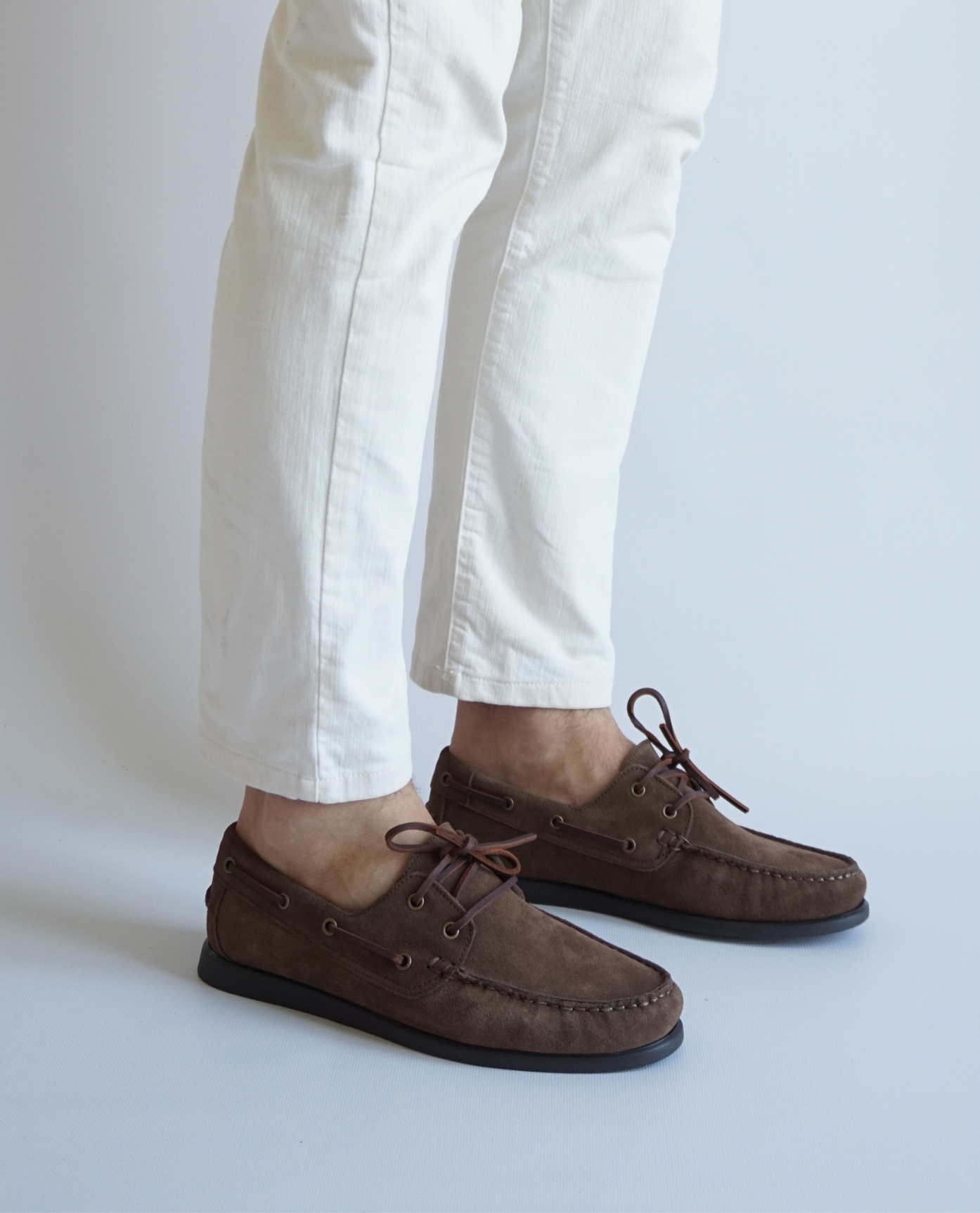 Mud Suede Boat Shoes