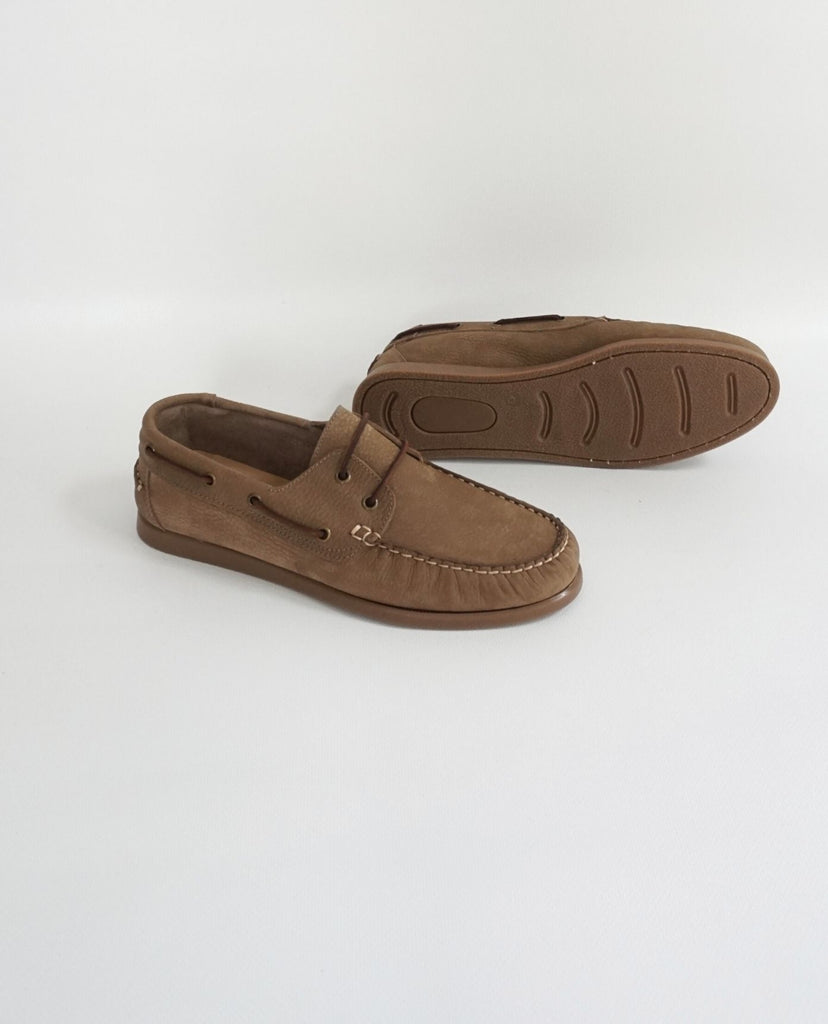 Mud Nubuck Boat Shoes