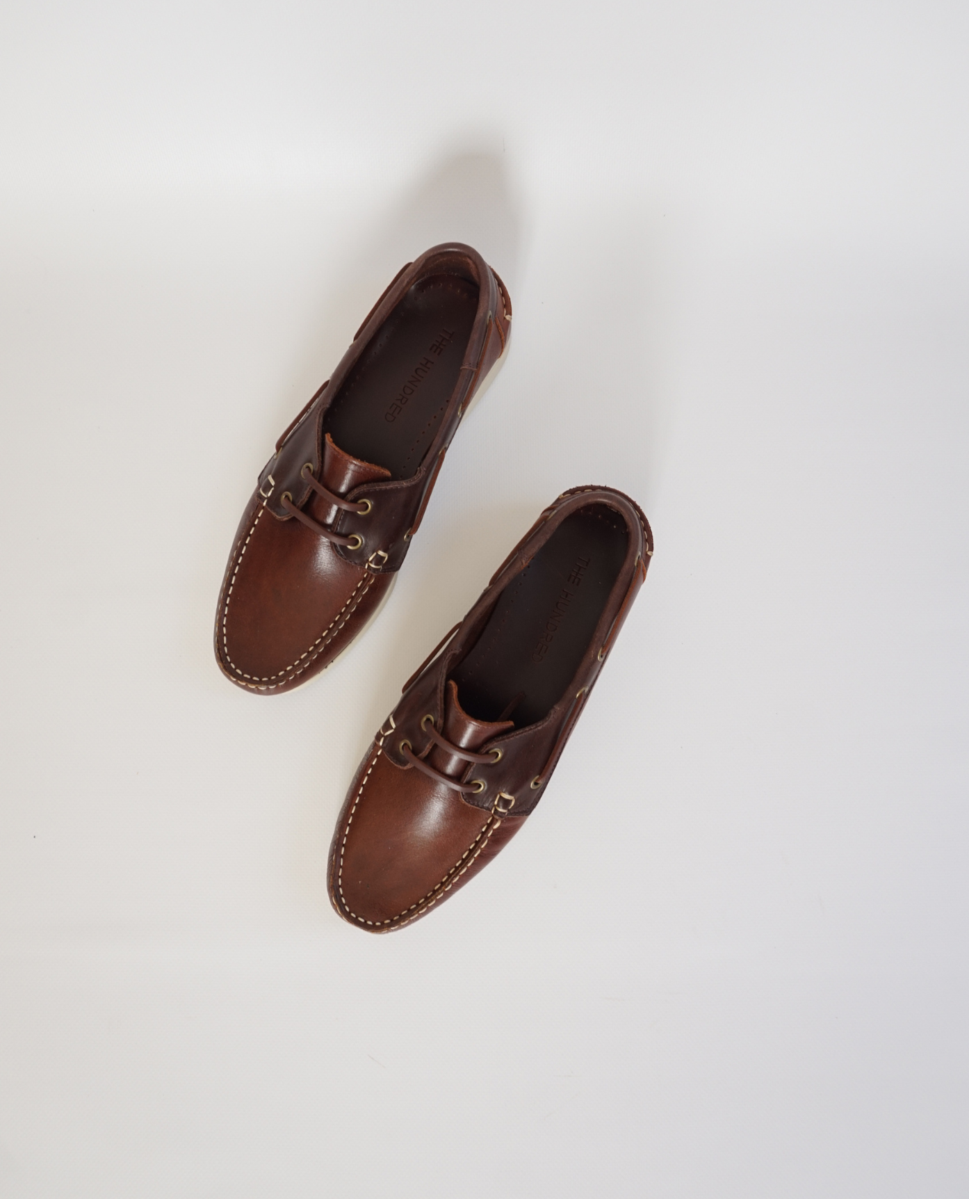 Chestnut Leather Boat Shoes