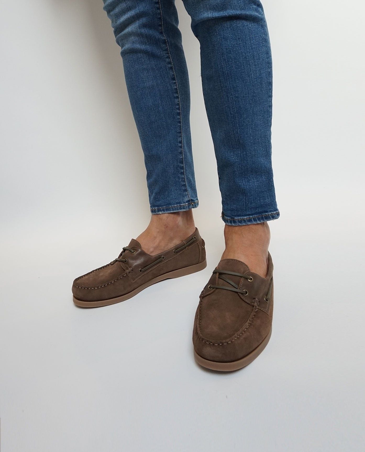 Mud Suede Boat Shoes
