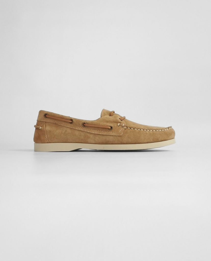 Sand Suede Boat Shoes