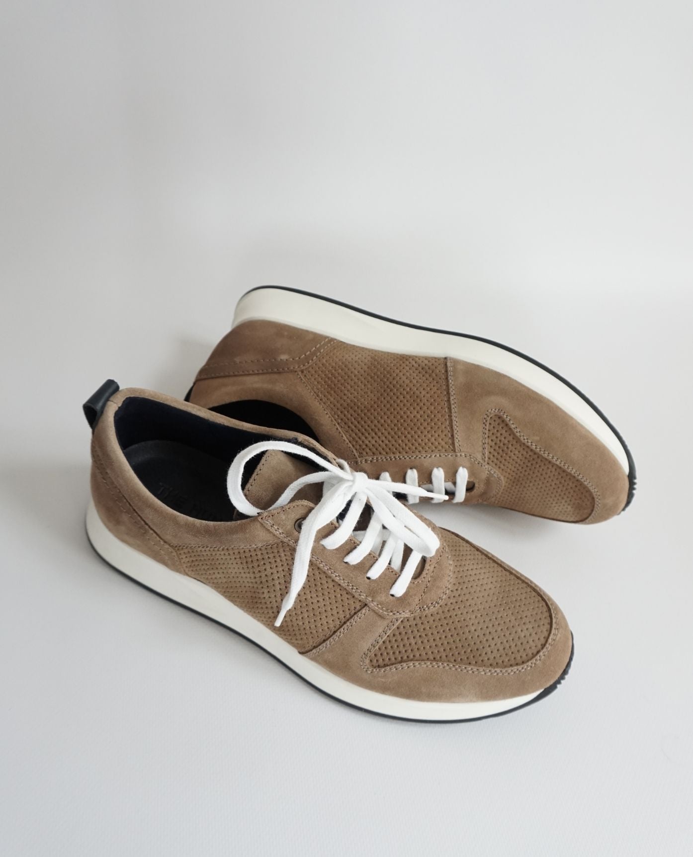 Beige Suede Sneakers