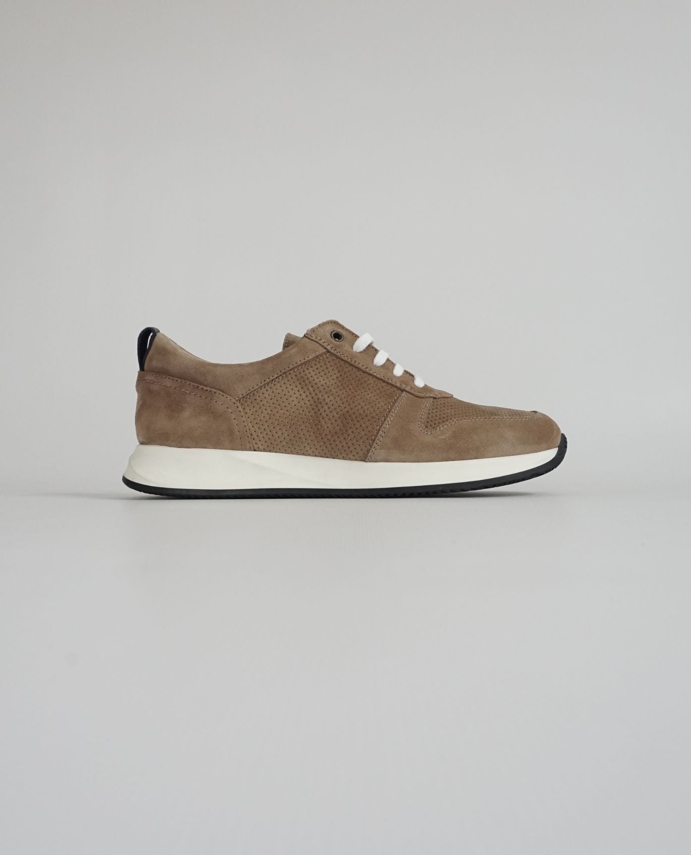 Beige Suede Sneakers