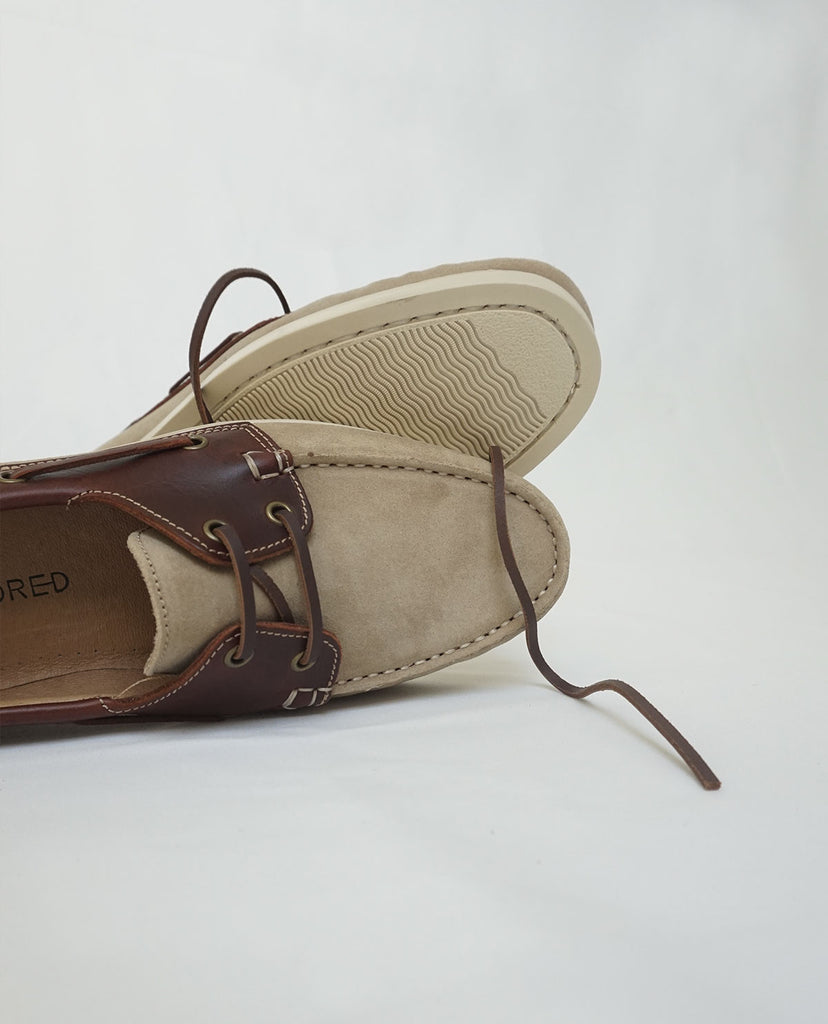 Camel Suede Boat Shoes