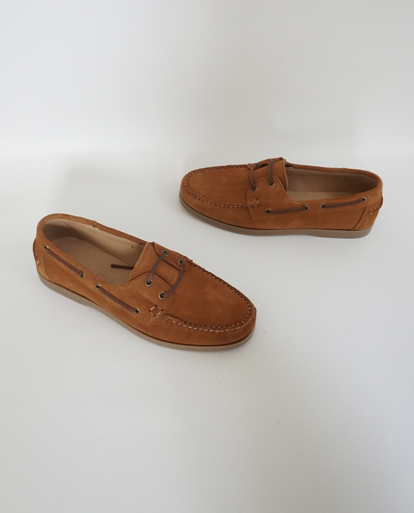 Caramel Suede Boat Shoes