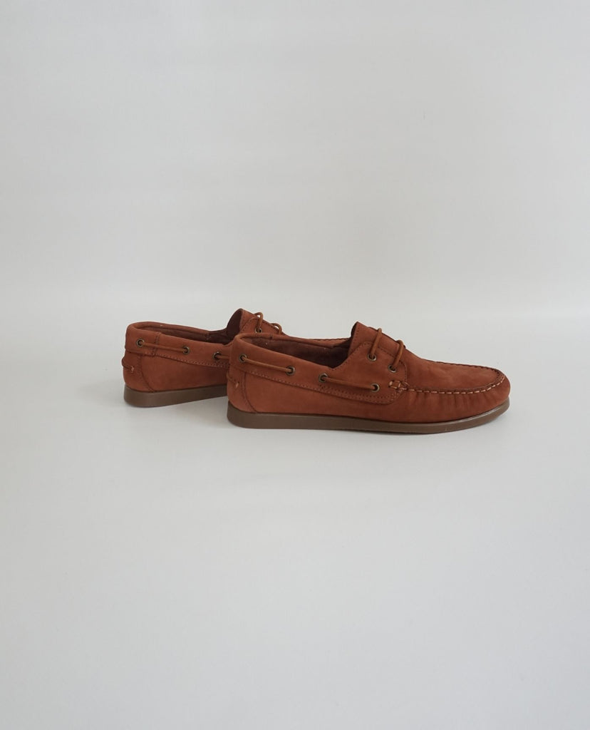 Terracotta Nubuck Boat Shoes