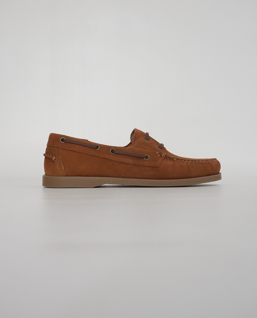 Caramel Suede Boat Shoes