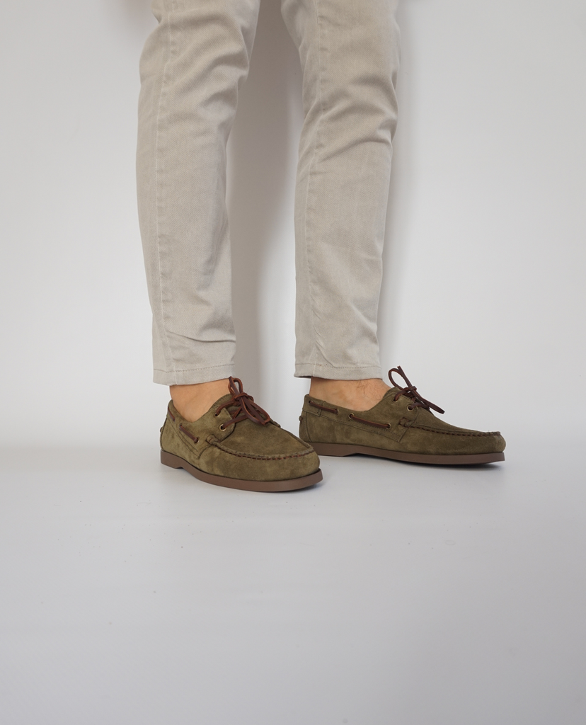 Forest Suede Boat Shoes