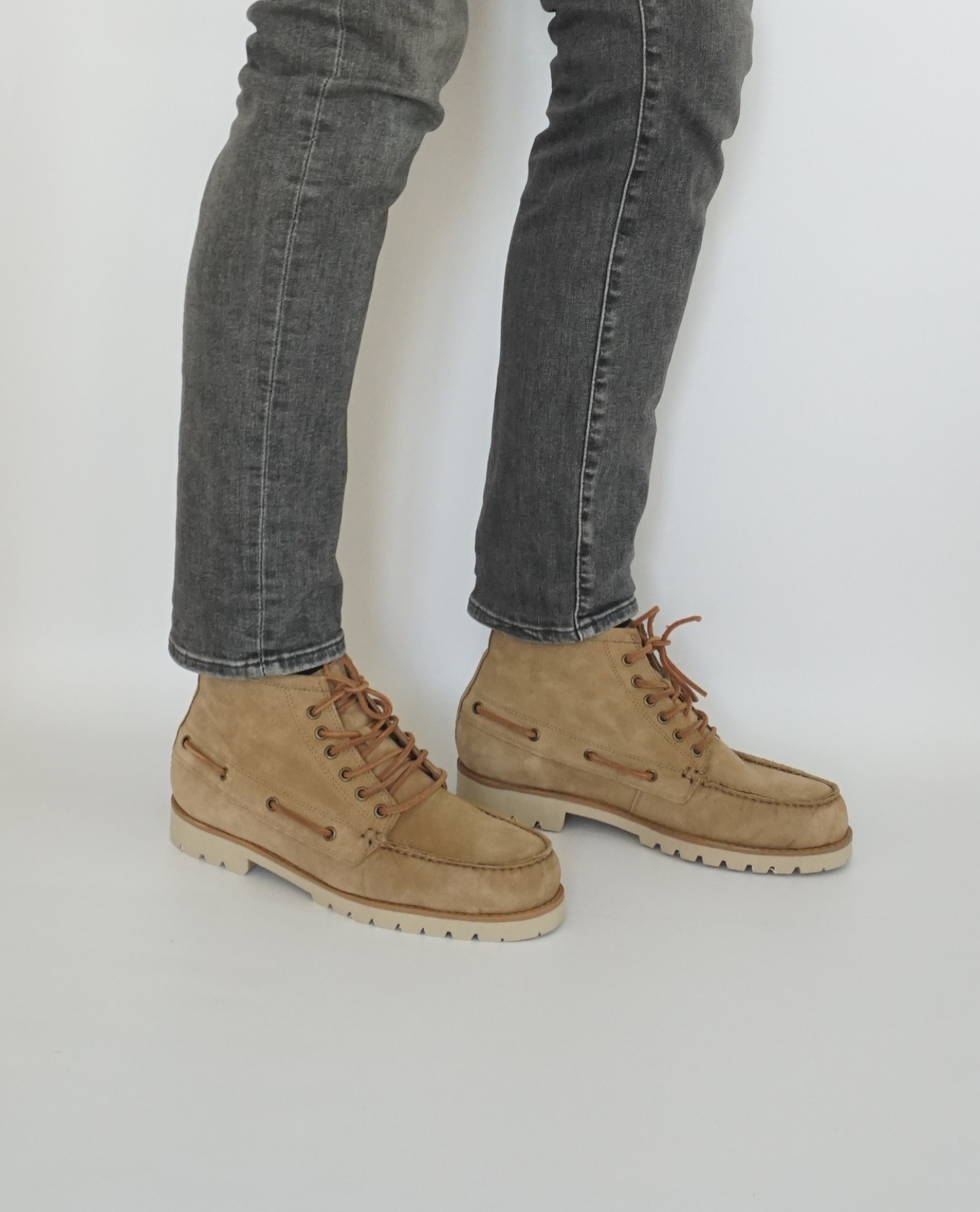 Náutico Bota Ante Beige