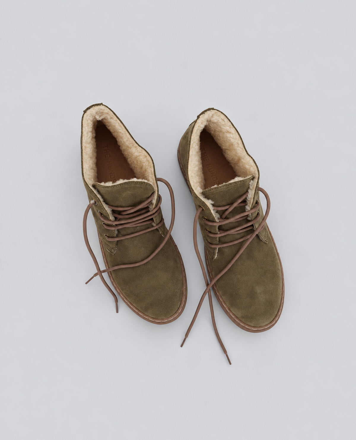 Olive Suede Chukka Sneakers