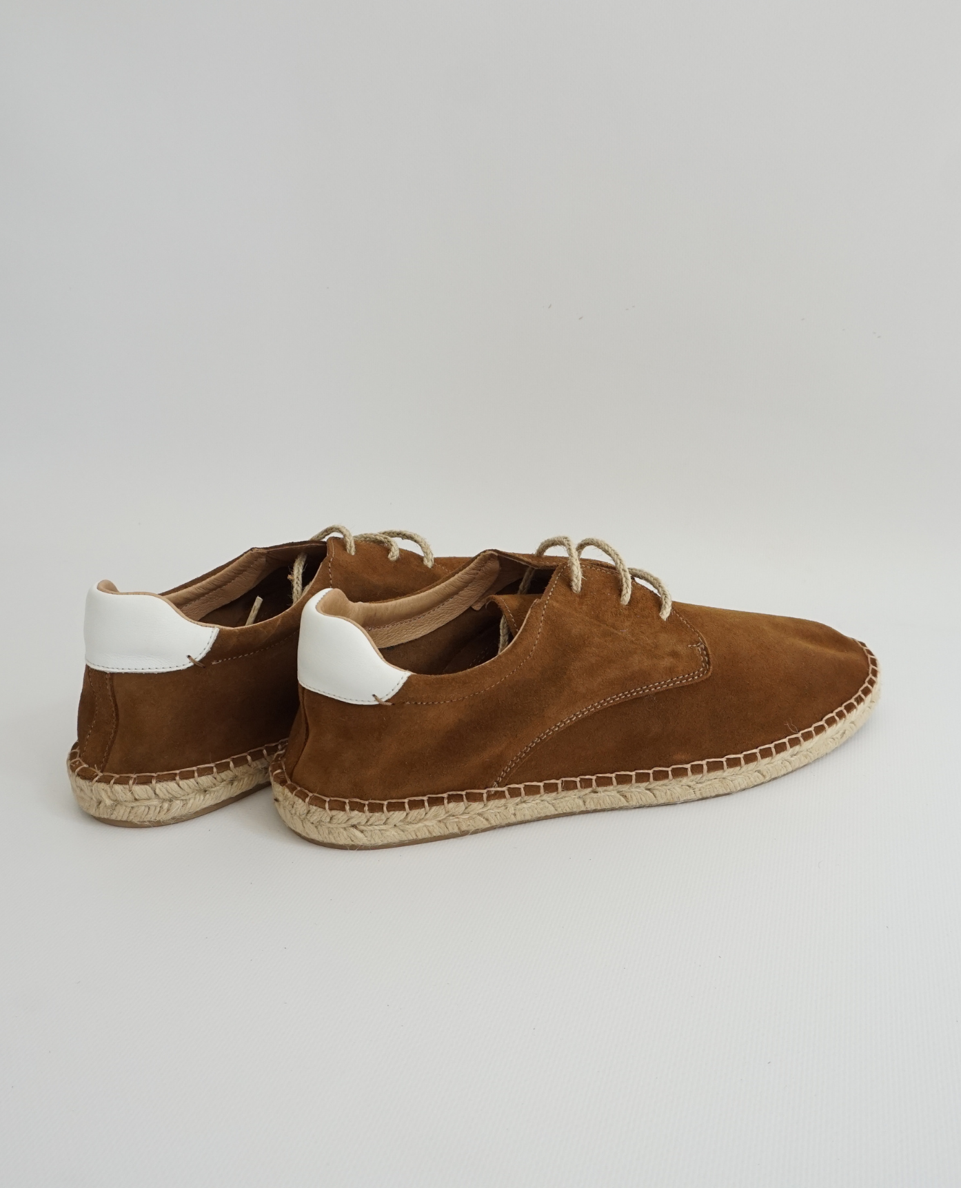 Brown Suede Cord Espadrille